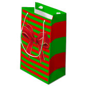 Geschenktasche Weihnachten Kleine Geschenktüte (Rückseite Schrägansicht)