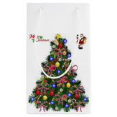 Geschenktasche Weihnachten Kleine Geschenktüte (Rückseite)