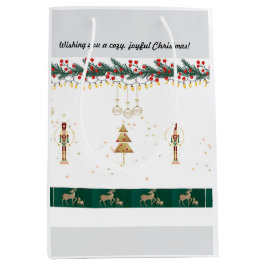 Geschenktasche Weihnachten lustig spielend Mittlere Geschenktüte