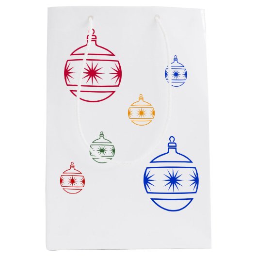 Geschenktasche - Weihnachtsgeschmuck Mittlere Geschenktüte (Vorderseite)