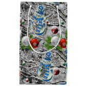 Geschenktasche Weihnachtsschnee Kleine Geschenktüte (Vorderseite)