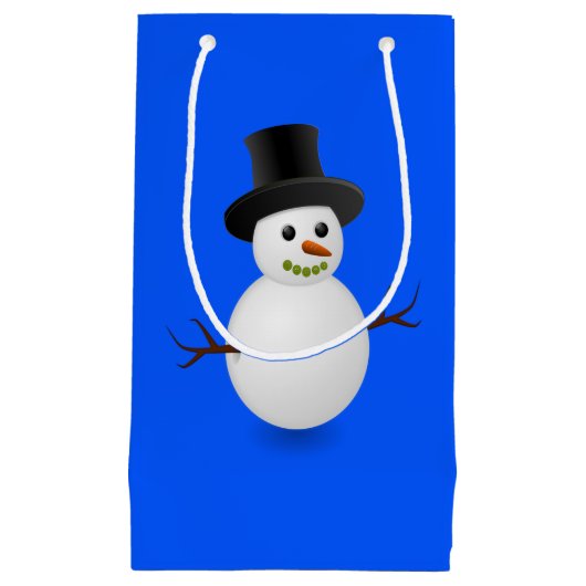 Geschenktasche Weihnachtsschnee Kleine Geschenktüte (Vorderseite)