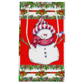 Geschenktasche Weihnachtsschnee Kleine Geschenktüte (Vorderseite)