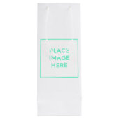 Geschenktasche - Wein, glänzend Geschenktüte Für Weinflaschen (Rückseite)