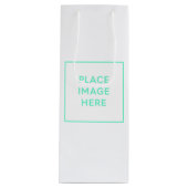 Geschenktasche - Wein, glänzend Geschenktüte Für Weinflaschen (Vorderseite)