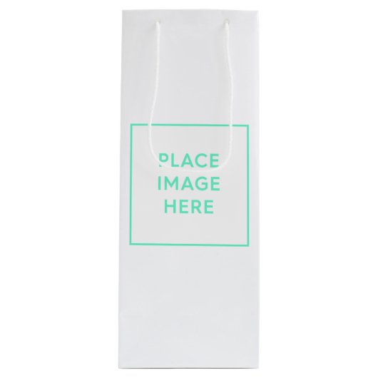 Geschenktasche - Wein, glänzend Geschenktüte Für Weinflaschen (Vorderseite)