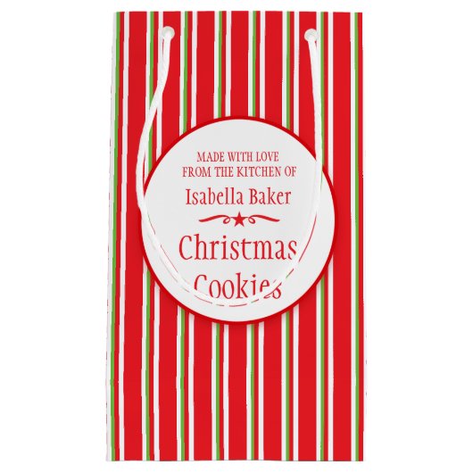 Geschenktaschen aus rotem Grün Kleine Geschenktüte (Vorderseite)