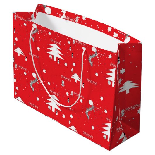 Geschenktaschen - Design 09 Große Geschenktüte (Rückseite Schrägansicht)