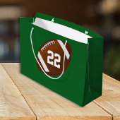 Geschenktaschen für Fußballfelder mit Namen und An Große Geschenktüte