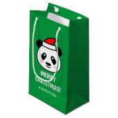 Geschenktaschen im niedlichen Santa Panda-Stil Kleine Geschenktüte (Vorderseite Schrägansicht)