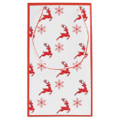 Geschenktaschen - Reindeer Design Kleine Geschenktüte (Rückseite)