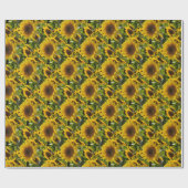 Geschenktaschen Sonnenblumen Geschenkpapier (Flach)