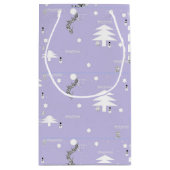 Geschenktaschen - Weihnachtsgeschenk Lavendel Kleine Geschenktüte (Rückseite)