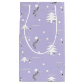 Geschenktaschen - Weihnachtsgeschenk Lavendel Kleine Geschenktüte (Vorderseite)