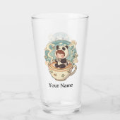 Geschenktasse Panda für den besten Freund Glas (Rückseite)