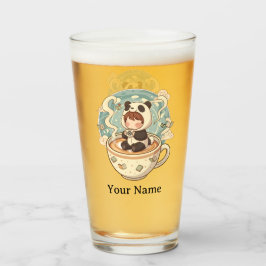 Geschenktasse Panda für den besten Freund Glas