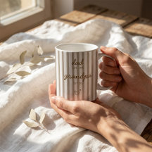 Geschenktasse zur Ankündigung an Opa, dass man Vat