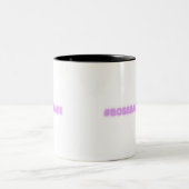 Geschenktasse zweifarbige tasse (Mittel)