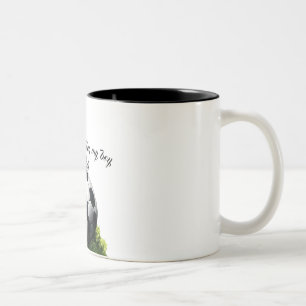 Geschenktasse Zweifarbige Tasse
