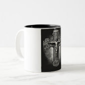 Geschenktasse Zweifarbige Tasse (Vorderseite Links)