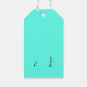 Geschenktasten des Planeten Astronauten Geschenkanhänger (Rückseite)