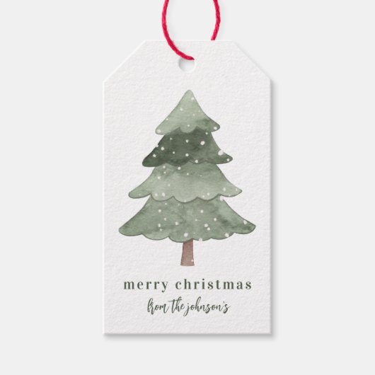 Geschenktasten für Wasserfarben Geschenkanhänger (Vorderseite)