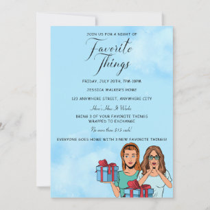 Geschenktauschparty für Lieblingsdinge Einladung