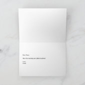 Geschenkte Cartoon-Grußkarte Karte (Innenseite)