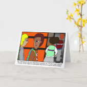 Geschenkte Cartoon-Grußkarte Karte (Gelbe Blume)