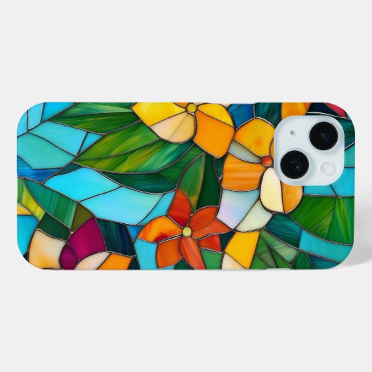 Geschenkte Glasflora Natur Art Phone Case Geschenk (Rückseite (Horizontal))