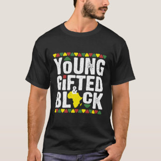 Geschenkte junge schwarze Dashiki-Afrikanische Sto T-Shirt