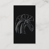 Geschenkte Karte für Drachen (Silber) (Rückseite)