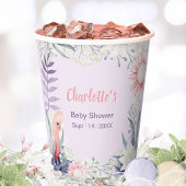 Geschenkte Lavendel-Babydusche Pappbecher
