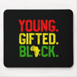 Geschenkte schwarze Geschichte Monat afrikanischen Mousepad