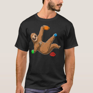 Geschenkte Sloth Bouldering und Rock Climbing Gesc T-Shirt