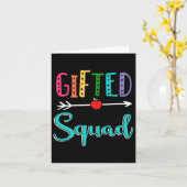 Geschenkte Squad-Lehrerin Byck zur Schule Karte (Gelbe Blume)