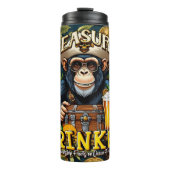 Geschenkter Drinker Diese Freunde Schiff Float auf Thermosbecher (Vorderseite)