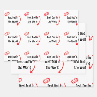 Geschenktes Bestes Vatertag Packpapier Vater Gesch Geschenkpapier Set