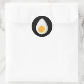 Geschenktes Ei Kostüm Cool gekochtes Ei-Geschenk Runder Aufkleber (Tasche)