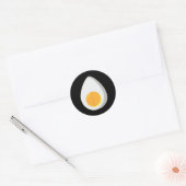 Geschenktes Ei Kostüm Cool gekochtes Ei-Geschenk Runder Aufkleber (Umschlag)