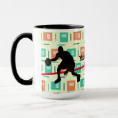 Geschenktextur farbenfrohe neue Combo-Tasse Tasse (Links)