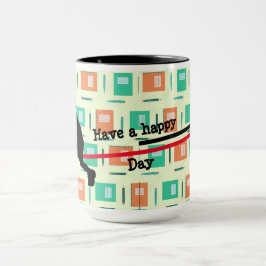 Geschenktextur farbenfrohe neue Combo-Tasse Tasse
