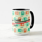 Geschenktextur farbenfrohe neue Combo-Tasse Tasse (VorderseiteRechts)