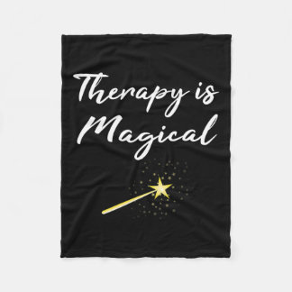 Geschenktherapie ist magische psychische Gesundhei Fleecedecke