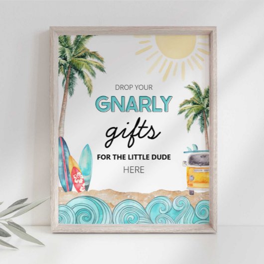 Geschenktisch-Party-Schild Poster