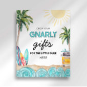 Geschenktisch-Party-Schild Poster