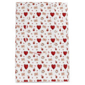 Geschenktücher Design Valentinstag Mittlere Geschenktüte (Vorderseite)