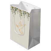 Geschenktür für Gäste Mittlere Geschenktüte (Rückseite Schrägansicht)