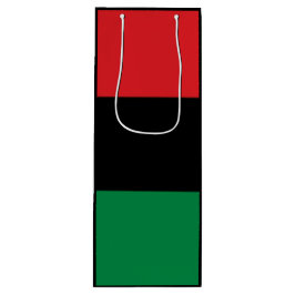 Geschenktüte aus Rot und Grün Für Weinflaschen