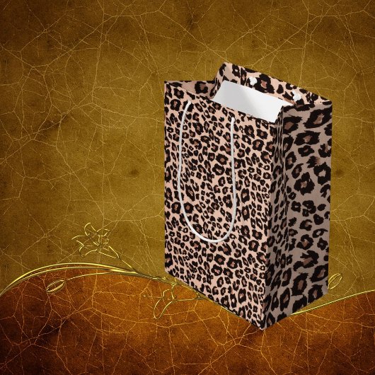 Geschenktüte Beutel Leopard Print Geschenkverpacku